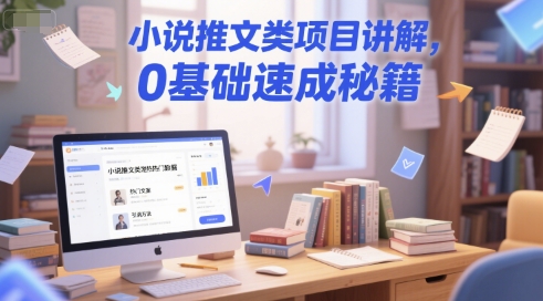 小说推文类项目讲解，0 基础速成秘籍-网创前栈