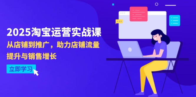（14504期）2025淘宝运营实战课-4月更新：从店铺到推广，助力店铺流量提升与销售增长-网创前栈