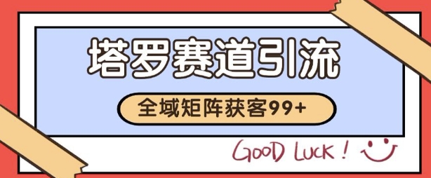 小红书某音塔罗赛道引流获客 自热矩阵日引200+【揭秘】-网创前栈