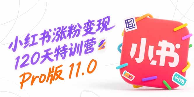（15432期）小红书涨粉变现120天特训营Pro版11.0：从0到1掌握平台运营,内容制作和变现-网创前栈