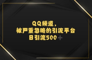 引流蓝海QQ频道，日引500+创业粉-网创前栈