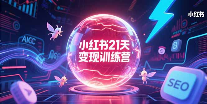 （15328期）小红书21天变现训练营，AIGC工具高效应用，SEO优化核心技巧-网创前栈