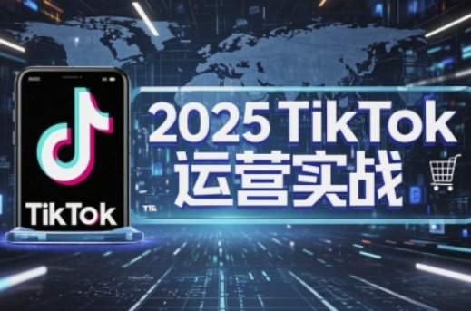 2025TikTok电商运营，掌握TikTok店铺运营核心技巧，实现低成本高转化-网创前栈
