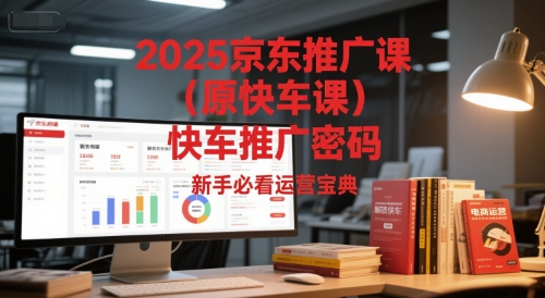 2025京东推广课（原快车课）解锁京东快车推广密码，新手必看运营宝典-网创前栈