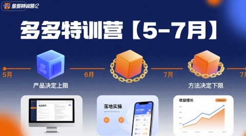 多多特训营【5-7月】产品决定上限，方法决定下限，各种玩法技巧落地实操-网创前栈