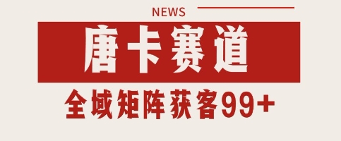 唐卡赛道私域引流获客 自热矩阵SOP日引流99+精准客资【揭秘】-网创前栈