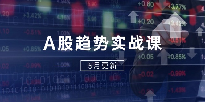 （14808期）A股趋势实战课：主力动向+政策红利，2025全年策略5月更新-网创前栈
