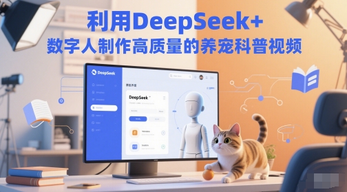 利用DeepSeek+数字人制作高质量的养宠科普视频-网创前栈