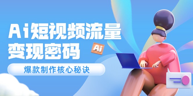 （14875期）Ai短视频流量密码，爆款制作核心秘诀，120万案例深度解析-网创前栈