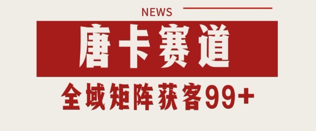 小红书某音唐卡赛道引流获客 自热矩阵日引200+【揭秘】-网创前栈