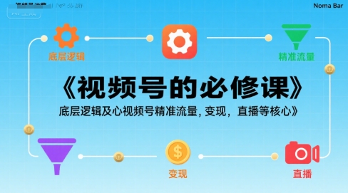 视频号的必修课，视频号的底层逻辑及核心视频号精准流量，变现，直播等核心-网创前栈