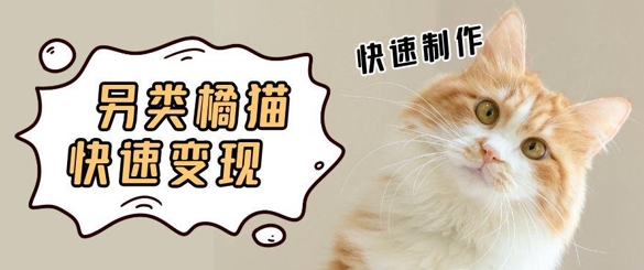 5个作品涨粉30W！AI+江湖橘猫视频制作，小白轻轻松松上手，条条爆款，条条变现，单日就能收益-网创前栈
